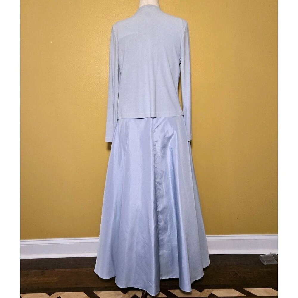 Js Collections Size 8 Light Blue Full Length Gown… - image 6
